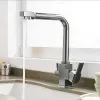 Holy zinc-coated copper water purifying faucet, washbasin, hot and cold, warm and cold, basin faucet, bathroom faucet, kitchen faucet, seven-shaped pipe Application Scenario